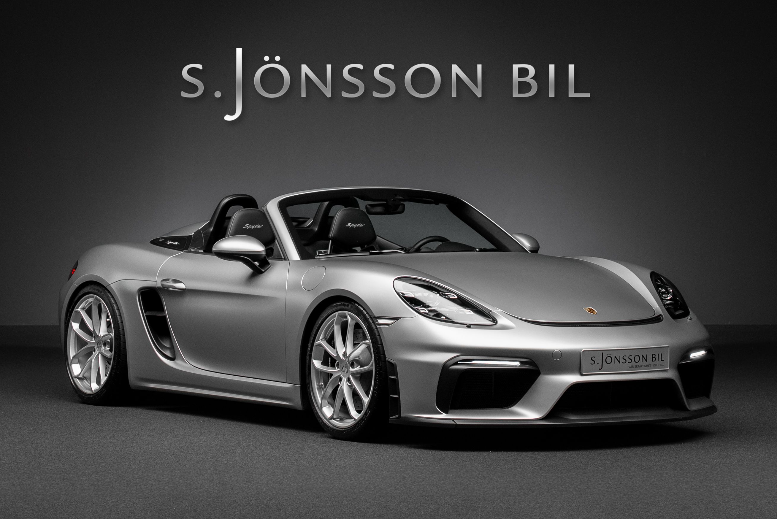 Porsche 718 Spyder till försälning