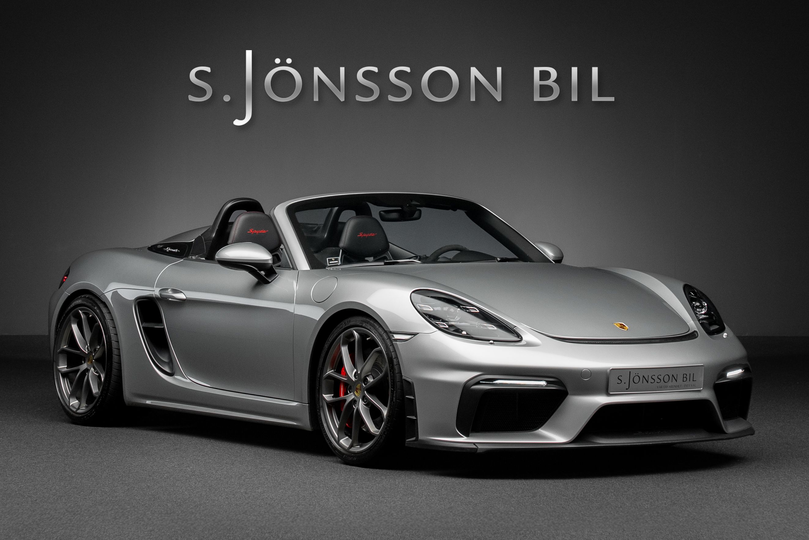 Porsche 718 Spyder till försälning