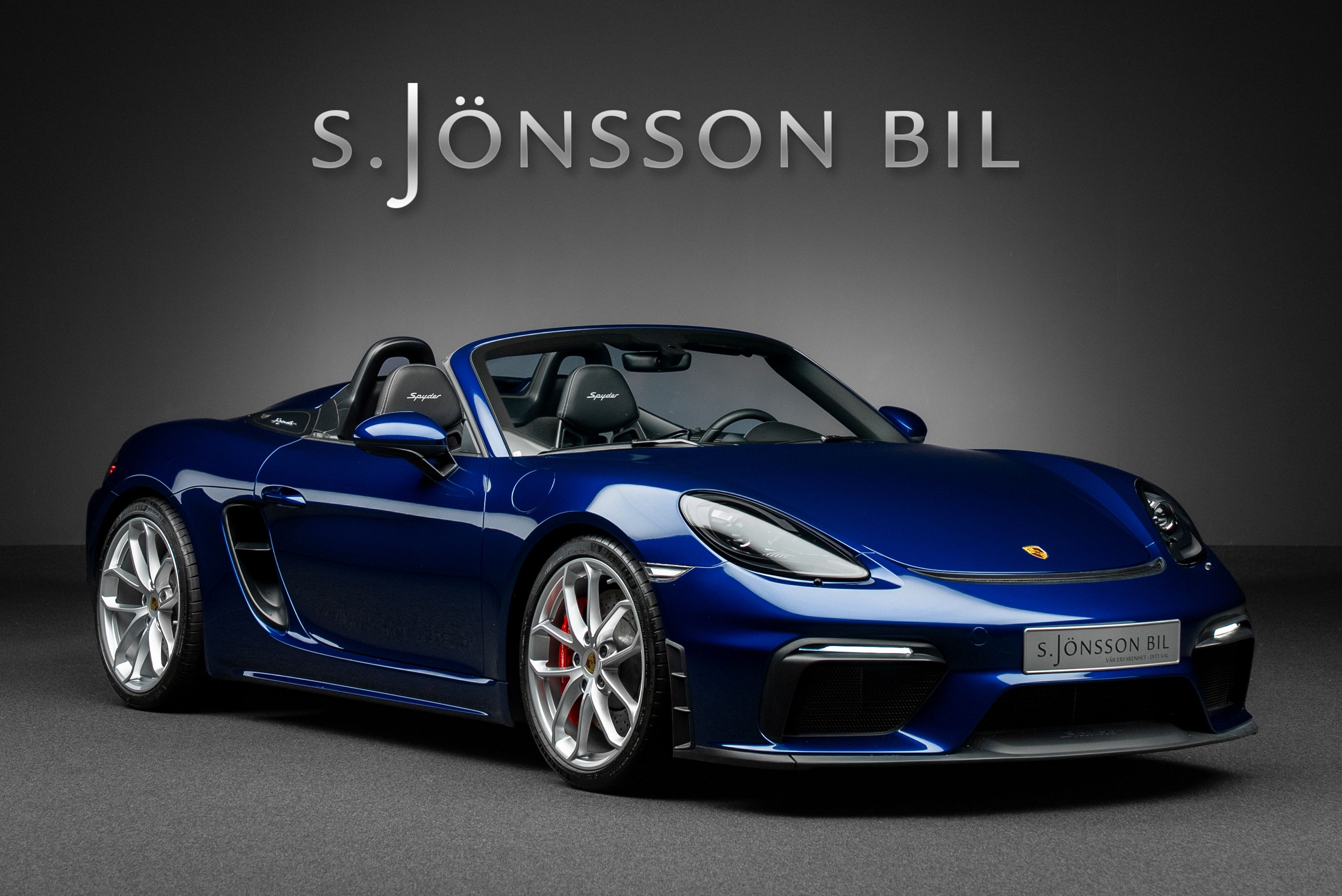 Porsche 718 Spyder Manuell till försälning